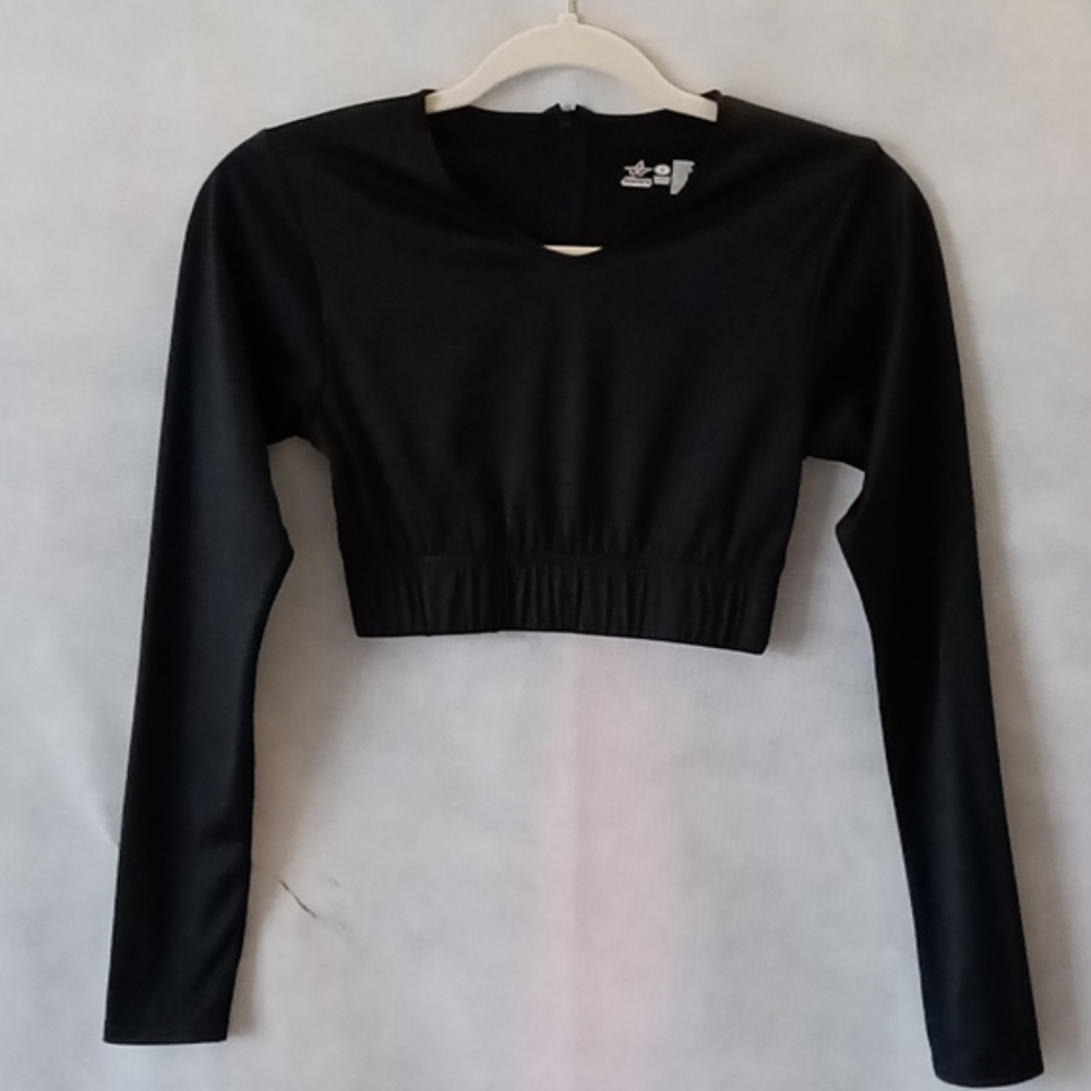 ♥️Alleson Cropped Cheerleading Top Size Small